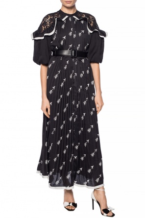 Ruffled pleated dress, zdjęcie 2 Ruffled pleated dress od Self Portrait